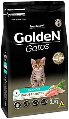 Ração Golden Gatos Filhotes Sabor Frango - 3kg Premier Pet