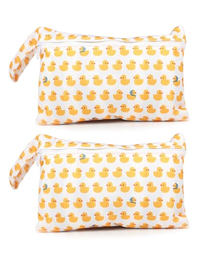 MYGLOAR Confezione da 2 pannolini di stoffa bagnati, borsa bagnata per la cameretta dei bambini, borsa bagnata...