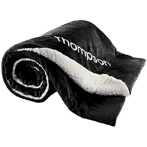 berry bebe Personalized Blanket, Customized Sherpa Throw Blankets, Camel, Large Size 50x60 Reversible,All Season Custom Blanket for Bed or Couch, College Graduation Dorm for The Whole Family Cover