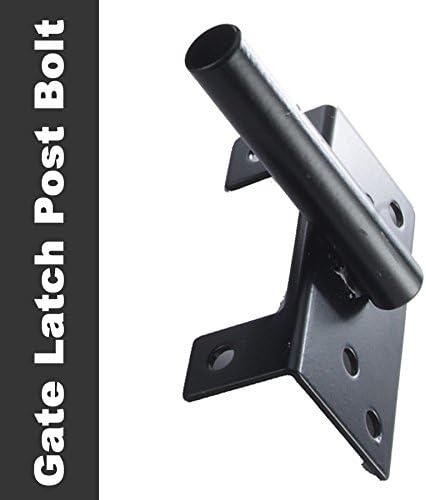 Post Mount Gate Latch (Black Finish) | The Perfect Latch To Secure Your Pool and Yard | Perfect to Replace Your Pool Gate Latch, Fence Gate Latch, Vinyl Gate Latch, and Wood Fence Gate Latch!