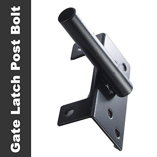 Post Mount Gate Latch (Black Finish) | The Perfect Latch To Secure Your Pool And Yard | Perfect To Replace Your Pool Gate Latch, Fence Gate Latch, Vinyl Gate Latch, And Wood Fence Gate Latch! #TOP3