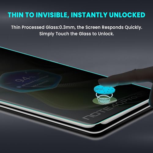 Image of FIRST MART Military-Grade Privacy Tempered Glass for Infinix Note 40 Pro - 9H Hardness, Edge to Edge, Bubble-Free, Anti-Spy, Anti Peeping [1 Pack]
