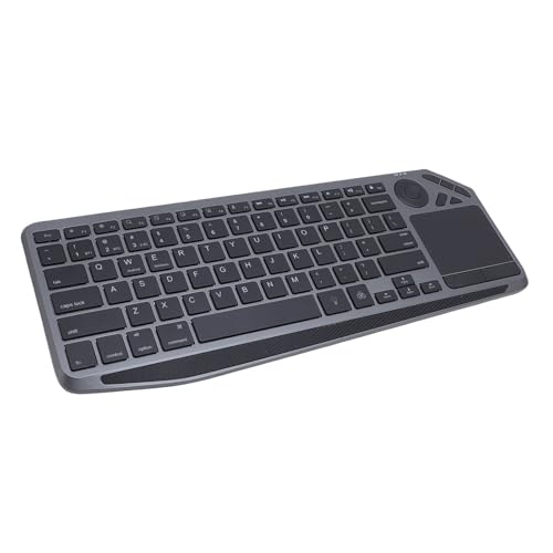 Teclado Táctil Inalámbrico con Panel Táctil, 2.4g Dual Modo RECHO RECUESA 7 Color Backlight Conexión de Conexión Multimedia Multimedia Hotkey para para Ganar PC Laptop Tablet