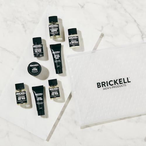 Brickell Men's Rutina diaria de cuidado de la piel perfumada