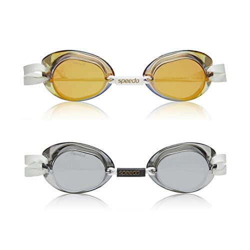 Speedo Unisex-Adult Swim Goggles Swedish 2-Pack #TOP1