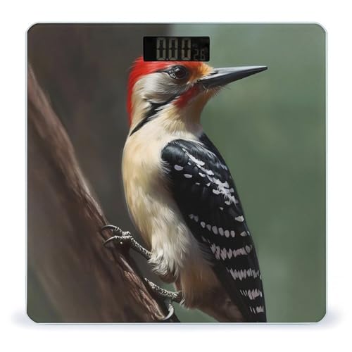 Báscula digital para baño con pantalla LCD 400lb miniatura 1