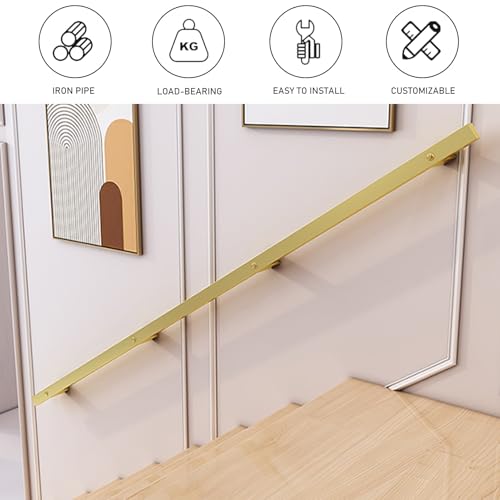 Garde-corps d'escalier en métal pour sécuriser marches intérieures et terrasse