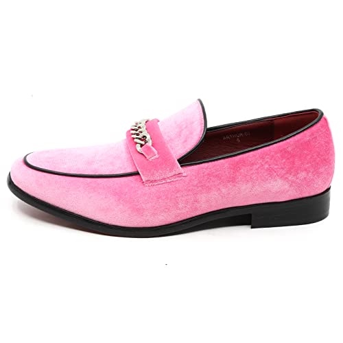 Image of Men's Vintage Velvet Designer Classic Dress Tuxedo Smoking Slipper Loafer Slip On Shoes Arthur-02