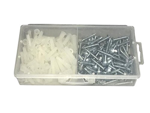 Hillman Plastic Anchors With Screws Size 10 - 12 X 1 
