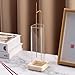 FasolaHome Incense Holder, Unique Marble Incense Stick Holder, 100% Anti-Ash Flying, Brass Incense Holder for Sticks, Incense Burner Holder for Meditation Yoga (White)