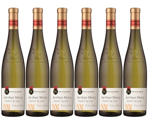 Arthur Metz - Arthur Metz - Vin Blanc d'Alsace AOP Pinot Blanc (6 x 0.75 L) - -9%