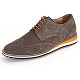 Echtes Leder Solidus Herren Schnuerschuhe Heiko 000 89000 20262 Grey Velour 89000 20262 grau 369072