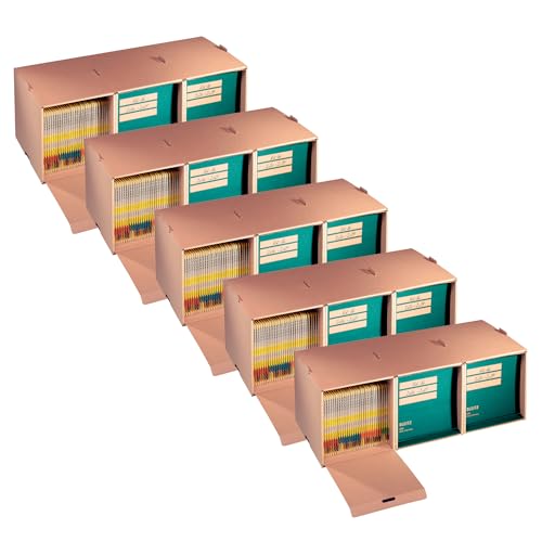 Leitz Premium Mappen- und Hefter-Depot, Aufbewahrungskiste mit 3...