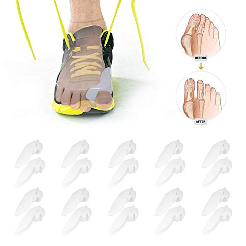 Alisador de bico, boa elasticidade, fácil lavagem, 10 pares de separadores de silicone flexível para