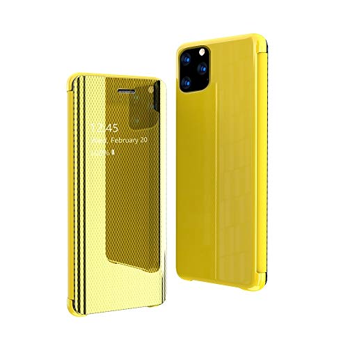Coque ultra fine iPhone 11 Pro Max jaune protection intégrale