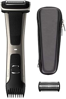 Philips Norelco Bodygroom Series 7000 Showerproof Body Trimmer & Shaver with Case and Replacement Head, BG7040/42