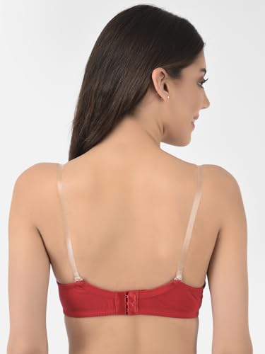 Image of Softline Women's Cotton-Rich Wire-Free Padded Bra | Full Coverage, Seamless & Breathable for Everyday Comfort | Soft Fabric with Supportive Fit for All-Day Wear