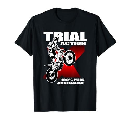 Trial Motocicleta Trialfahrer Moto Trial Camiseta