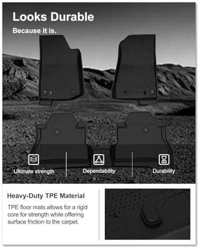 Image of Kiwi Master Floor Mats for 2020-2026 Jeep Gladiator