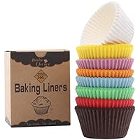 Set 200 pirottini colorati per muffin