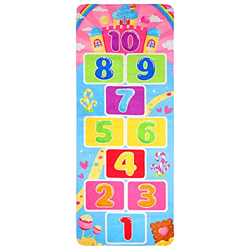IMIKEYA Game Mat Educational Toy Play Rug for Kids Playroom Decor Activity Rug Baby Shower