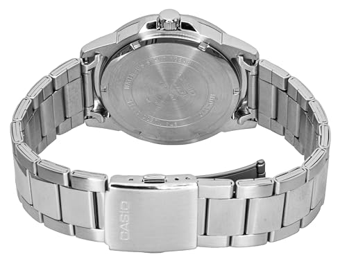 Miniatura 4 de Casio MTD-140D-3AVDF – Reloj Hombre Estándar Analógico, Esfera Verde, Acero Inoxidable, WR 100M, Brazalete Acero, Fecha