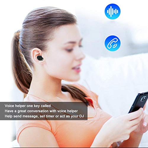 Oortelefoon F9-5 Zwart ABS LED Elektrisch Hoeveelheid Digitaal display Draadloze hoofdtelefoon Thuis Vrije tijd Kantoor… - Image 4