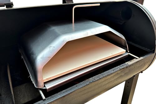 Image of Pellethead Pizza Oven Attachment for Pellet Grills - Convert Traeger, Pit Boss, GMG & Camp Chef into Outdoor Pizza Oven | Heats to 800F, Stainless Steel, Radiant + Convection Cooking