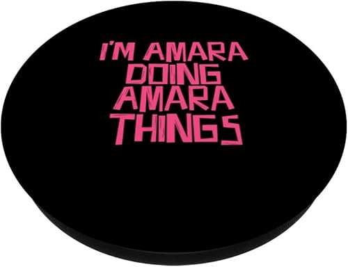 Miniatura 2 de I'm Amara doing Amara things PopSockets PopGrip intercambiable