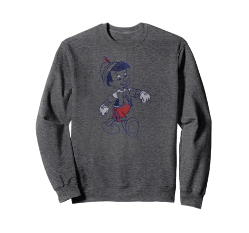Sweatshirt Disney Pinocchio parfait pour un look streetwear décontracté le weekend
