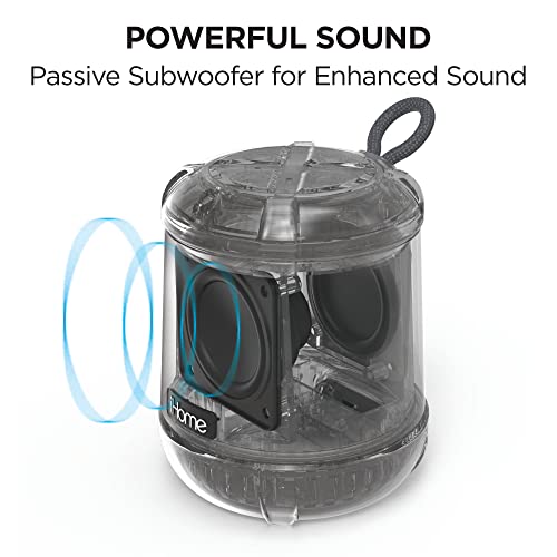 Ihome Waterproof Bluetooth Speaker With Color Changing Lights, Ip67 Certified Portable Speaker With Passive Subwoofer And Enhanced Bass (Ibt155Bxv) #TOP5