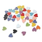  HEALSOPTHY Carreaux Mosaïque Céramique Cœur pour Loisirs Créatifs Déco Murale et Table DIY