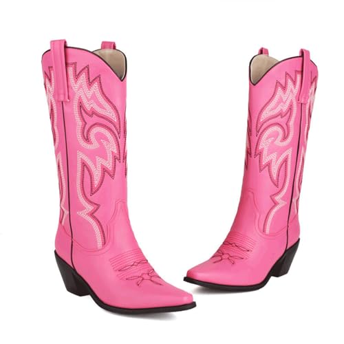Bottes western brodées pour femmes au design affirmé - 3
