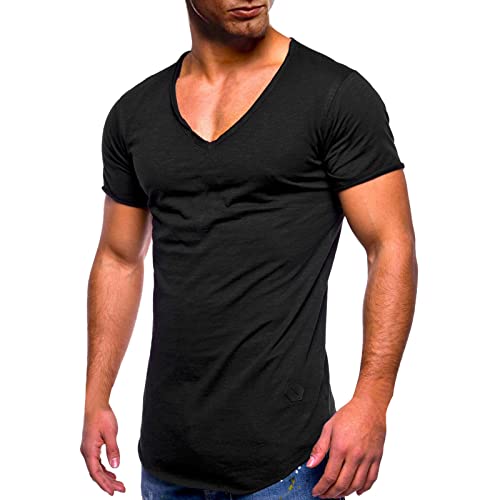 Cityone T-Shirt Uomo Manica Corta Haft - 100% Cotone, Stampata Con Inchiostri Ecologici, Taglie XS-3XL