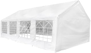 Party Marquee White 26.2'x13.1',Spacious Outdoor Canopy: UV Protection, Water Resistance, Large Coverage for Events and Parties Outdoor Canopies, Outdoor Gazebos
