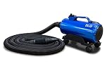 BLO Car Dryer AIR-GT - Quickly Dry Your Entire Vehicle After a Wash - No More Drips, No More Scratches- Adjustable Air Speed - Extra Long Hose - Rotating Wheels