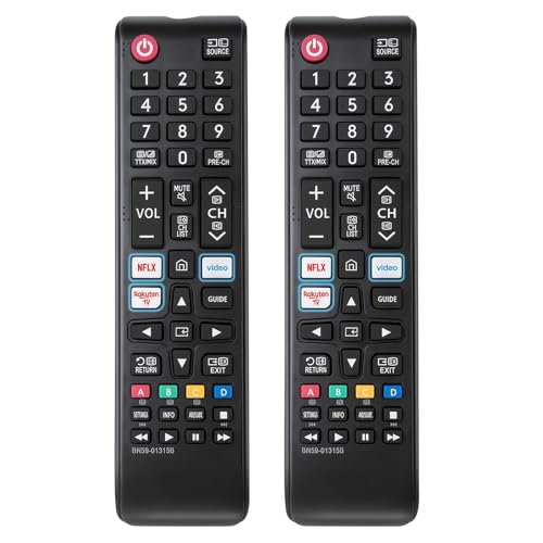 Telecommande-pour-Samsung-Smart-TV, Télécommande-Universelle-pour-Samsung-TV (2 Paquets)