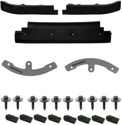 C5 Corvette Front Lower Spoiler Air Dam Bundle Kit w/Side Support + Upgraded Mounting Hardware Fits: All 97-04