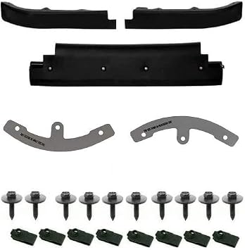 C5 Corvette Front Lower Spoiler Air Dam Bundle Kit w/Side Support + Upgraded Mounting Hardware Fits All 97-04
