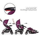 Froggy Buggy RANGER S4 Kinderwagen Kinderbuggy umklappbarer Schiebegriff Ein-Knopf Falttechnik Gepolsterter 5-Punkt Sicherheitsgurt MULBERRY