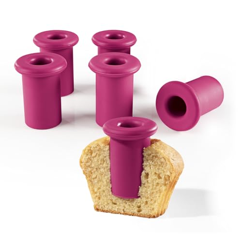 CUCAP 6 x Silikon Ausstecher Backförmchen Muffins
