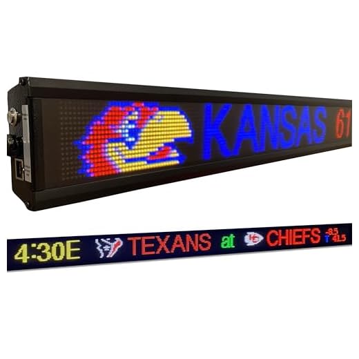 Playbook LED Sports Ticker Sign