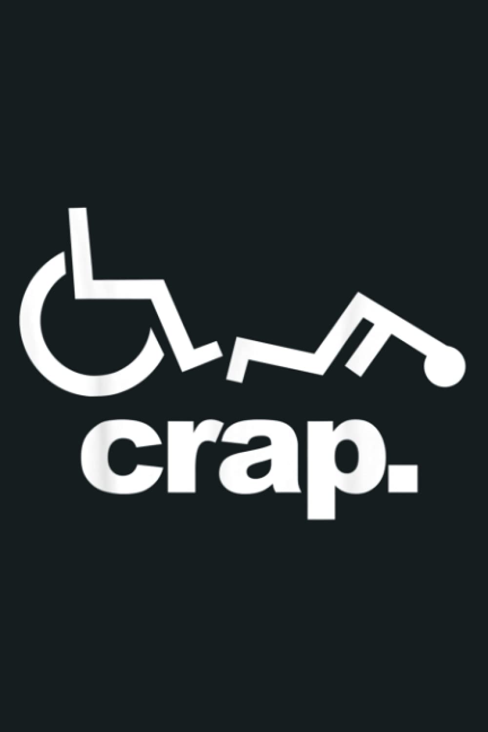 Handicap Wheelchair Funny Wheelchair Fall: notebook, notebook journal beautiful , simple, impressive,size 6x9 inches, 114 paperback pages