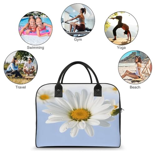 Maletín Blanco Daisy Ligero para Laptop miniatura 4