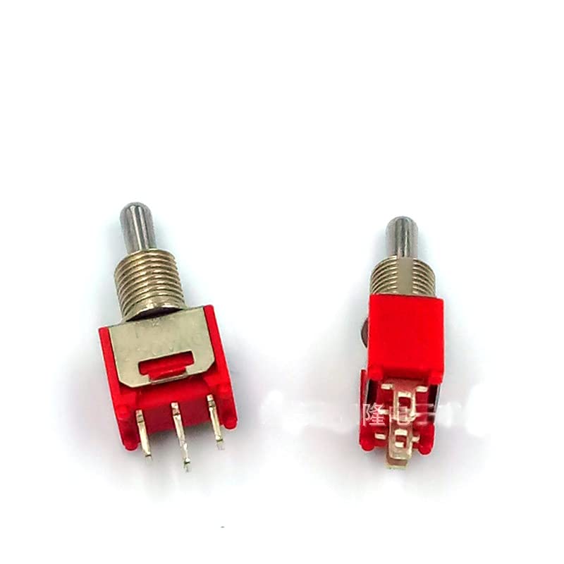 (5pcs/lot) SMTS-103 Toggle Switch 3Pins 3 Position Mounting 5mm ON-OFF-ON AC 1.5A 250V DC 3A 125V Vertical Type