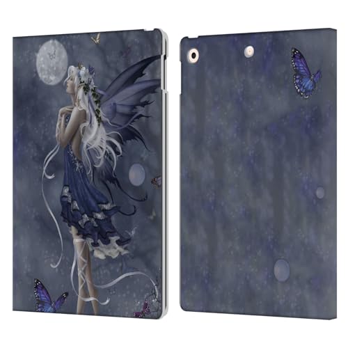Housse cuir iPad 10.2 étui portefeuille Nene Thomas Ballerine Bleue Nocturne