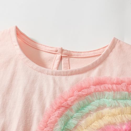 Toddler Girls Clothes Cotton Short Sleeve Casual Girls Spring Summer Dresses for Kids 2-7 Years3