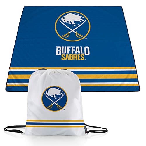 PICNIC TIME NHL Buffalo Sabres Picnic Blanket, Lightweight Beach Blanket, Machine Washable, Outdoor Blanket