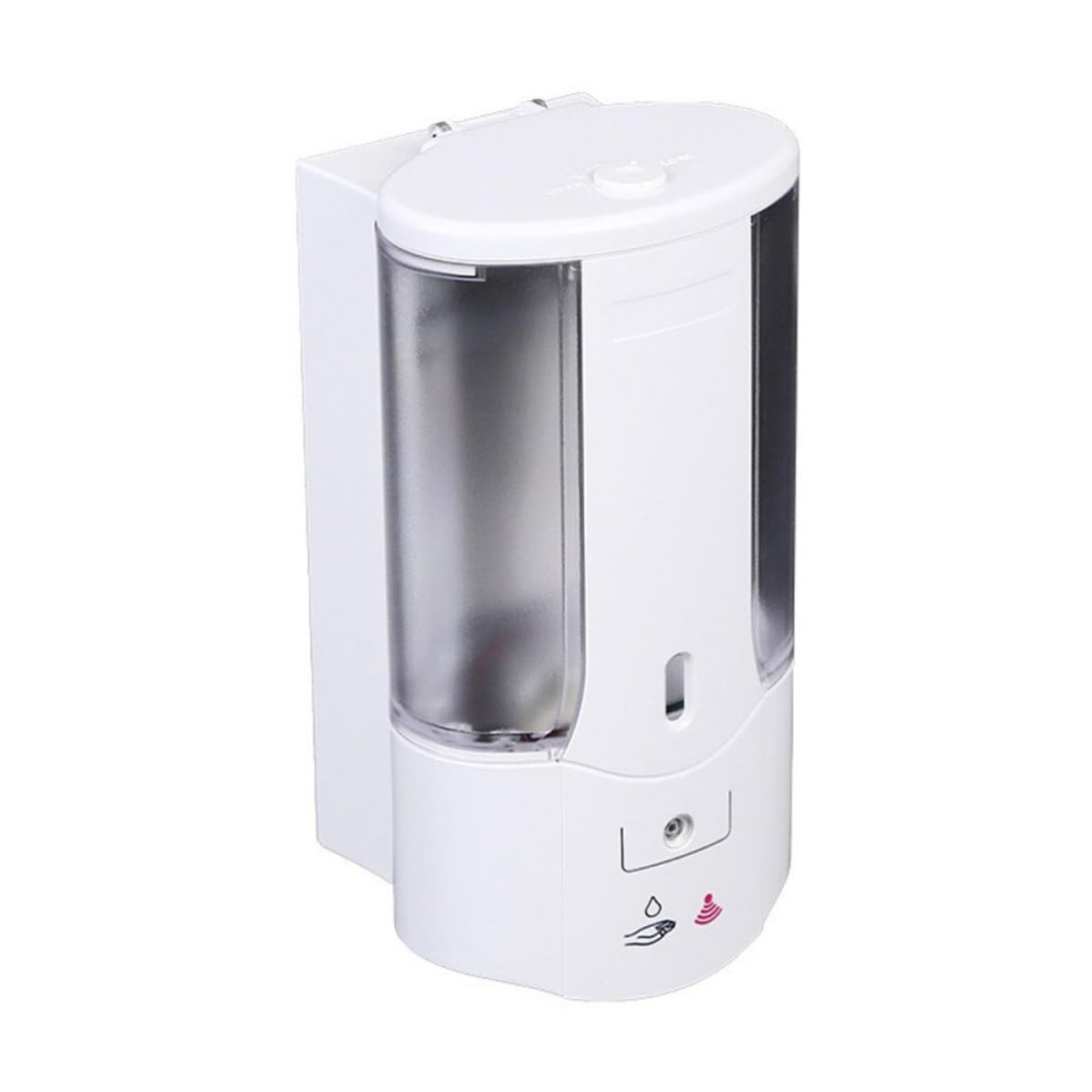 STOBAZA Dispensador Automático de Jabón Líquido Colgante Abs Sensor Infrarrojo, Capacidad 400ml, Carcasa para Uso en Hotel y Hogar
