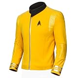 PARTYEVER Discovery Commander Uniform Jacket 2019 New Starfleet USS Captain Pike Cosplay Costume Halloween Men's Outfit (X-Large)
